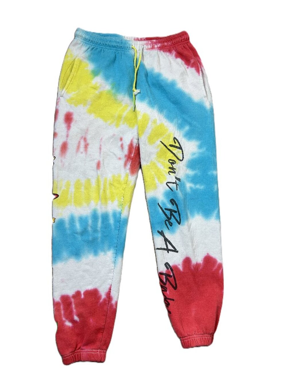 Nickelodean Rugrats Tie Dye Joggers Don't be a Baby M